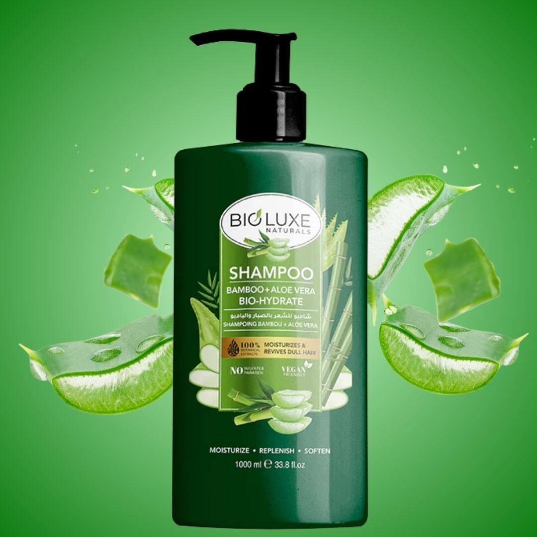 BOMBOO + ALOE VERA BIO- HYDRATE SHAMPOO Bioluxe 1000ML