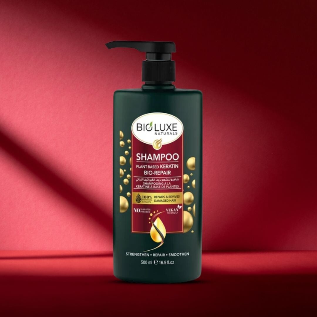 PLANT BASED KERATIN BIO- REPAIR SHAMPOO Bioluxe 500ML