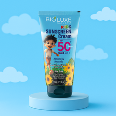 BIOLUXE KIDS SUNSCREEN CREAM SPF50+ ALMOND & AVOCADO 150G