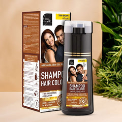 Hair Colour Shampoo (Dark Brown)