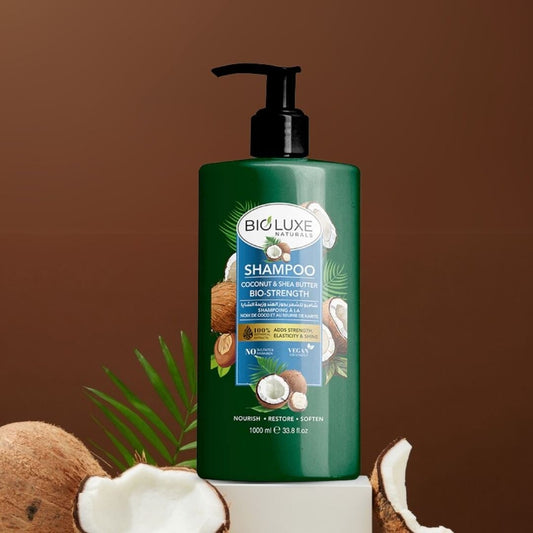 COCONUT & SHEA BUTTER BIO- STRENGHT SHAMPOO Bioluxe 1000ML 