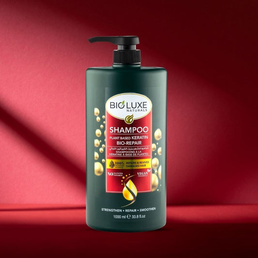 PLANT BASED KERATIN BIO- REPAIR SHAMPOO Bioluxe 1000ML 