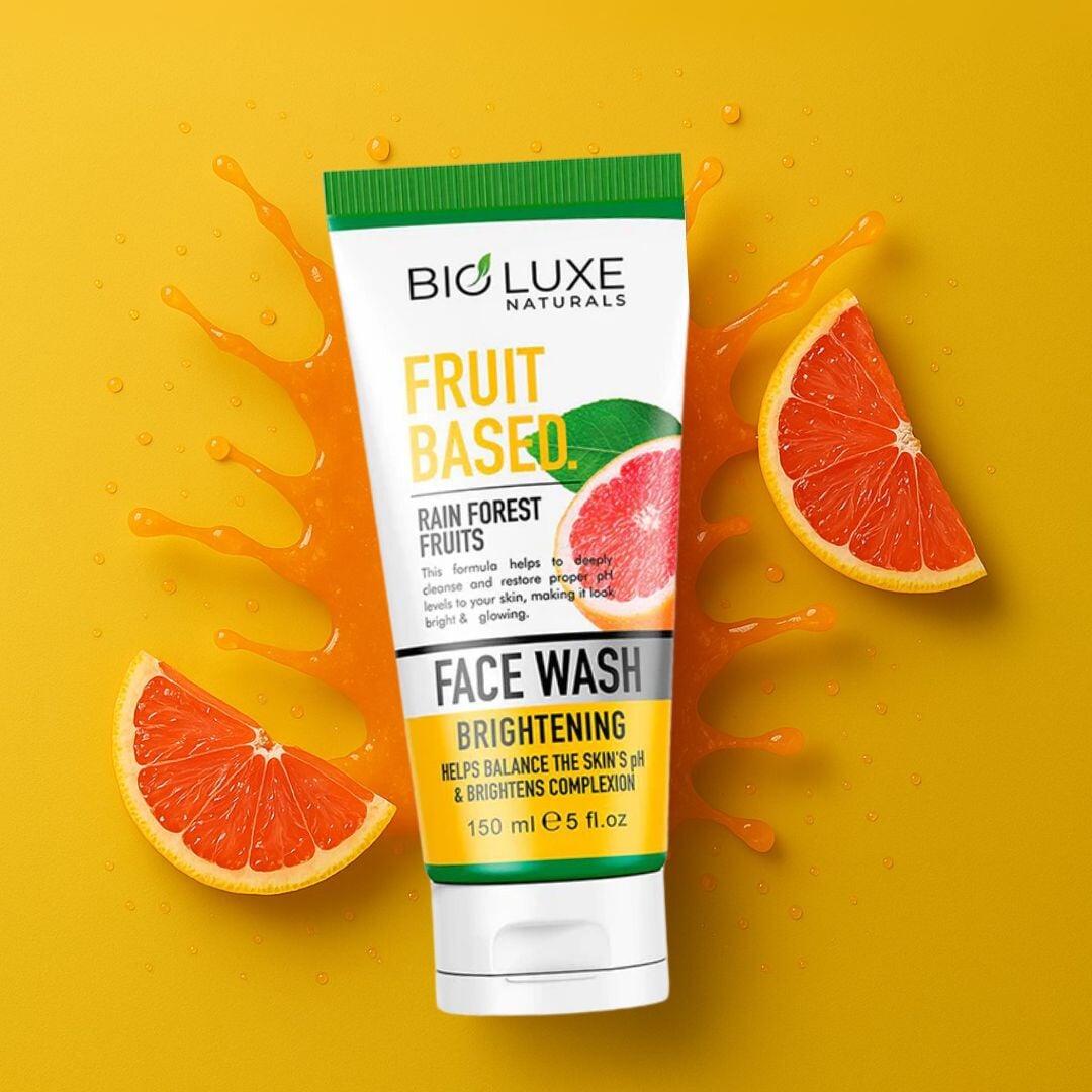 FRUIT-BASED FACE WASH (TUBE) Bioluxe 