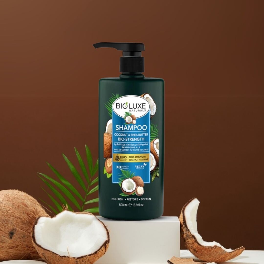 COCONUT & SHEA BUTTER BIO- STRENGHT SHAMPOO Bioluxe 500ML 